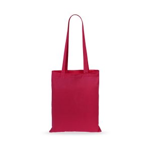 BOLSA DE  ALGODÓN DE COLORES CON ASA LARGA 105 grs.