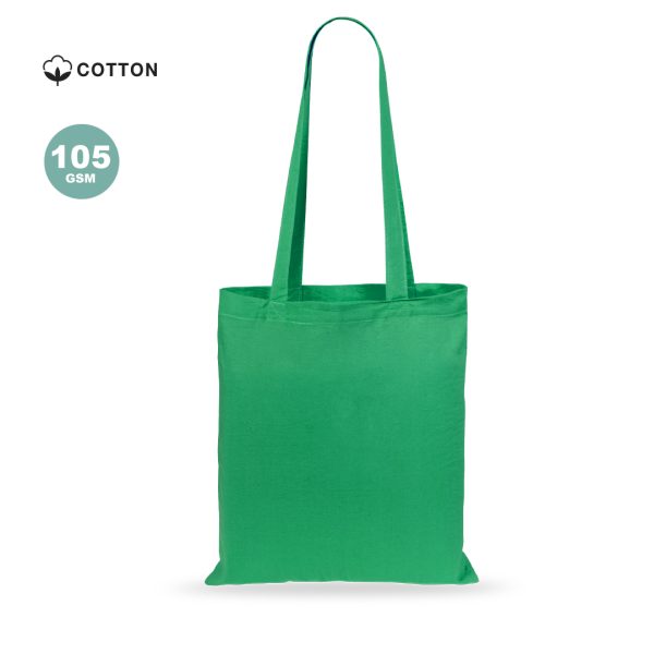 BOLSA DE  ALGODÓN DE COLORES CON ASA LARGA 105 grs. - Imagen 5