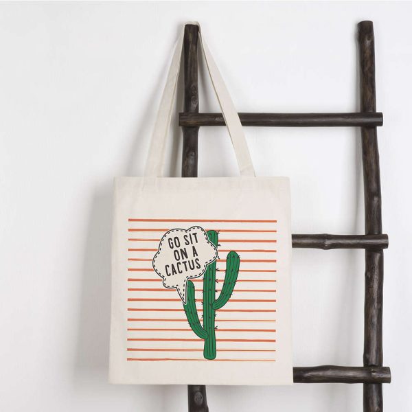 BOLSA DE  ALGODÓN BLANCA CON ASA LARGA 105 grs. - Imagen 2