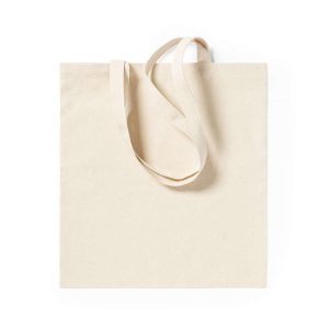 BOLSA EN RESISTENTE MATERIAL 100% ALGODON ASA LARGA EN 240 GR.