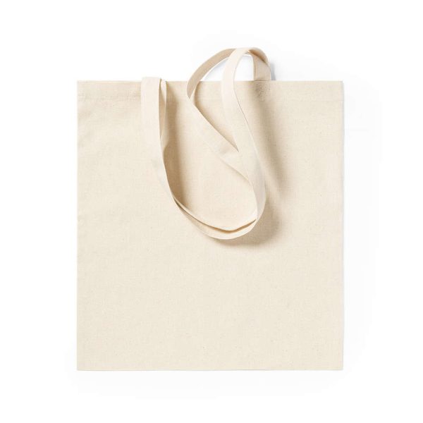 BOLSA EN RESISTENTE MATERIAL 100% ALGODON ASA LARGA EN 240 GR.