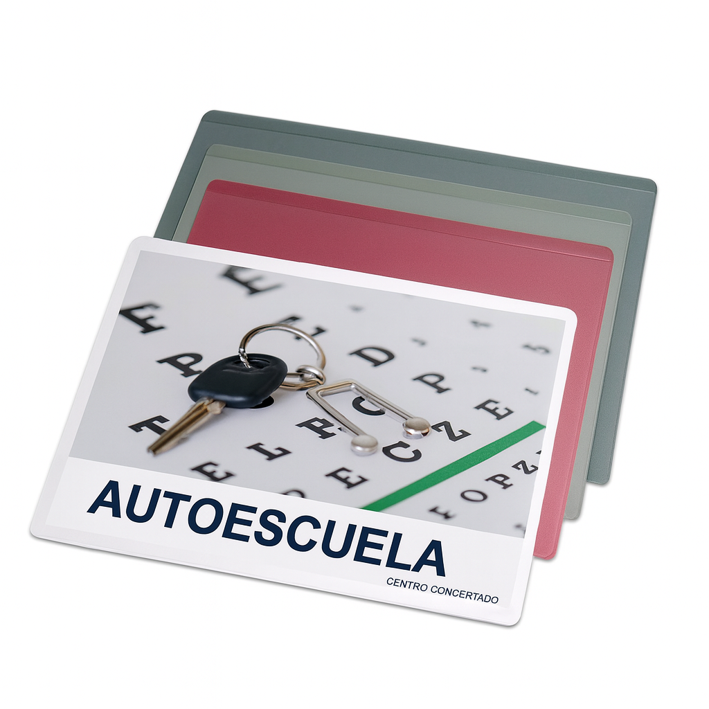 FUNDA SENCILLA PERMISO CIRCULACION OPACA A5