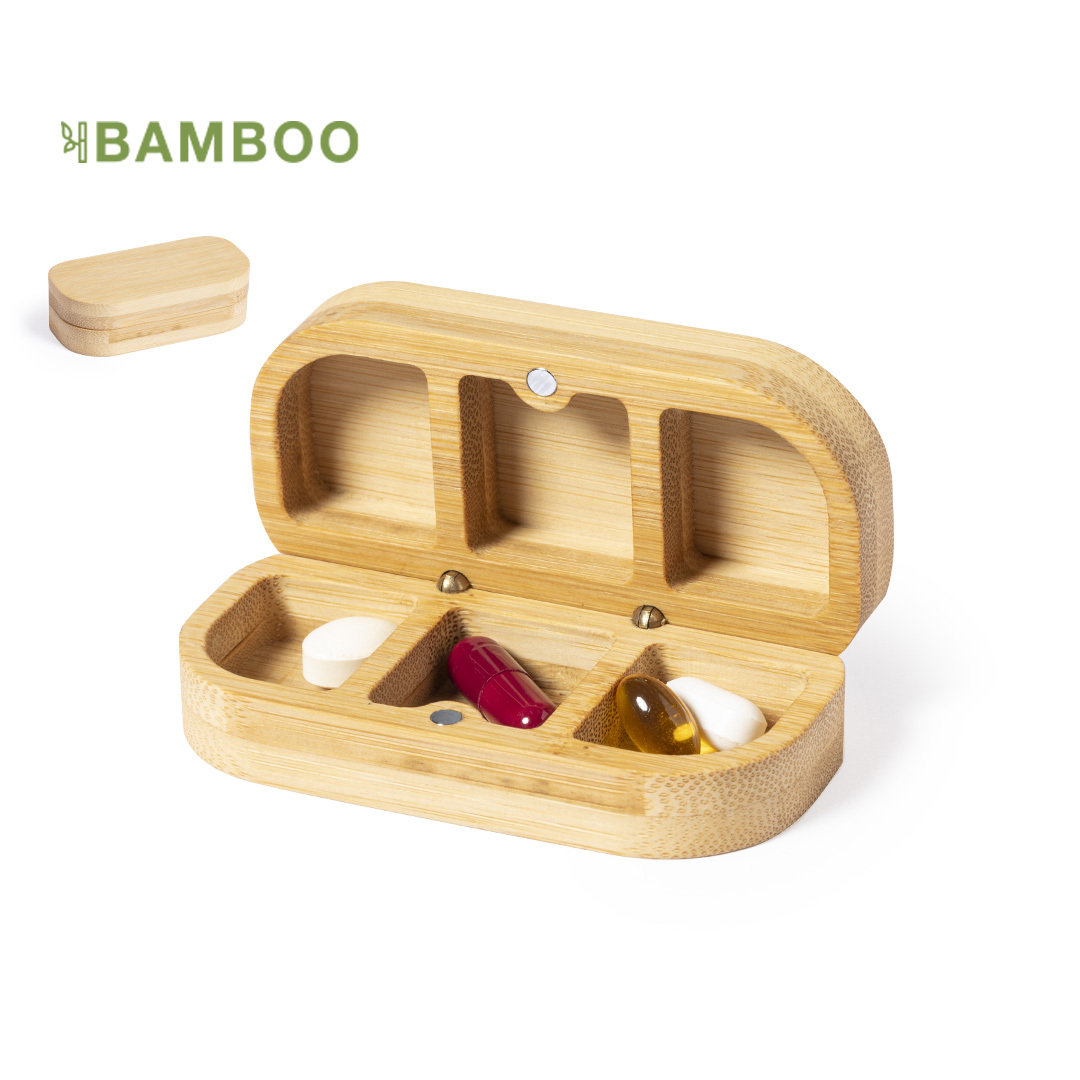 Pastillero Bambú