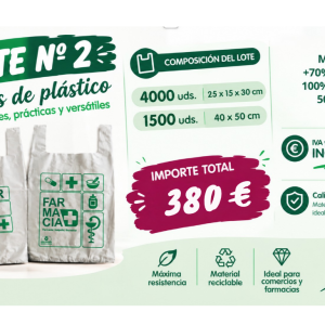 Lote exclusivo nº. 2 - Importe total mostrado en web con I.V.A y sin R.E