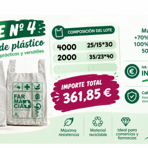 Lote exclusivo nº. 4. Precios mostrado en web con I.V.A y sin R.E