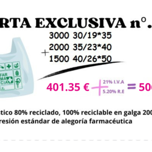 Lote exclusivo nº. 3 - Importe total con I.V.A sin R.E
